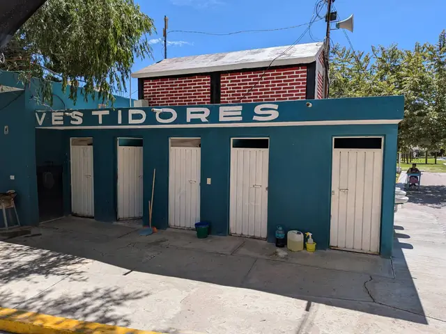 Vestidores del balneario